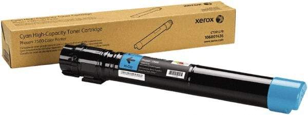 Xerox - Cyan Toner Cartridge - Use with Xerox Phaser 7500 - Americas Industrial Supply