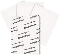 Springhill - 8-1/2" x 11" White Copy Paper - Use with High Speed Copiers, Laser Printers, Offset Duplicators - Americas Industrial Supply