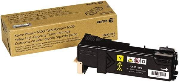 Xerox - Yellow Toner Cartridge - Use with Xerox Phaser 6500, WorkCentre 6505 - Americas Industrial Supply