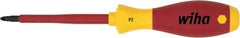 Wiha - #3 Point, 150mm Blade Length Posidrive Screwdriver - 324mm OAL - Americas Industrial Supply