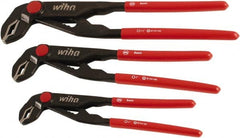 Wiha - 3 Piece Insulated Plier Set - Comes in Box - Americas Industrial Supply