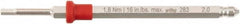 Wiha - 3mm Hex Screwdriver Bit - 6mm Drive, 75mm OAL - Americas Industrial Supply