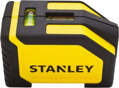 Stanley - 1 Beam 15' Max Range Alignment Laser - Red Beam, 1/8" at 10' Accuracy, 9" Long x 7-1/2" Wide x 2" High, Battery Included - Americas Industrial Supply