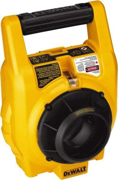 DeWALT - 1,000' Measuring Range, 1/4" at 100' Accuracy, Self-Leveling Rotary Laser - ±5° Self Leveling Range, 60 & 600 RPM, 1 Beam, 2 D Alkaline Battery Included - Americas Industrial Supply