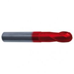 6mm Dia. - 57mm OAL 2 FL 30 Helix Firex Carbide Ball Nose End Mill - Americas Industrial Supply