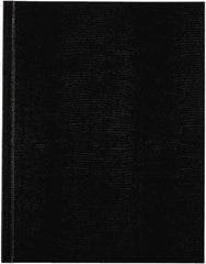 Blueline - 150 Sheet, 5 x 8", College Ruled Executive Notebook - Black - Americas Industrial Supply