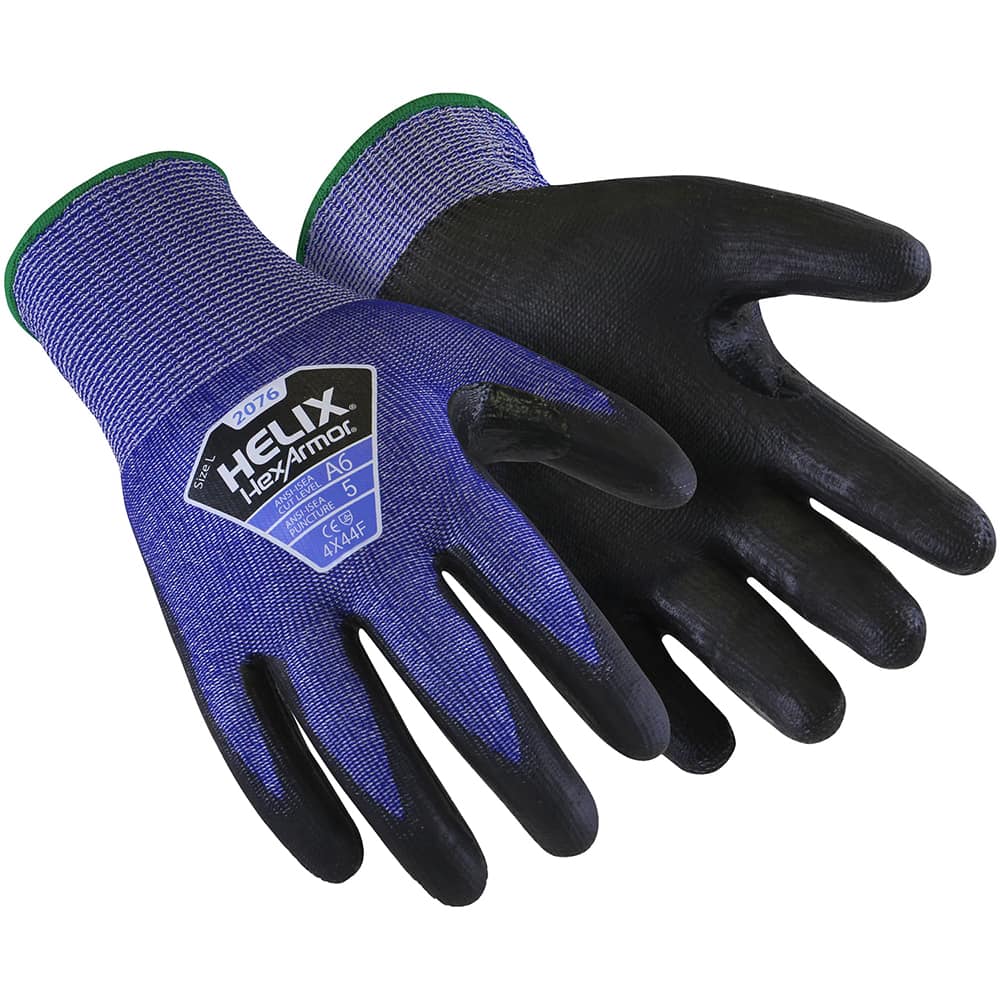 HexArmor - Cut & Puncture Resistant Gloves ANSI/ISEA Cut Resistance Level: A6 Coated Area: Palm & Fingers - Americas Industrial Supply