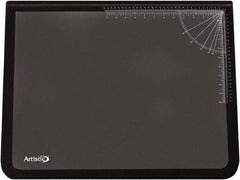 Artistic - 31" x 20" Black Desk Pad - Use with Desk - Americas Industrial Supply