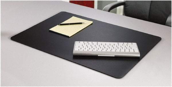 Artistic - 36" x 24" Black Desk Pad - Use with Desk - Americas Industrial Supply