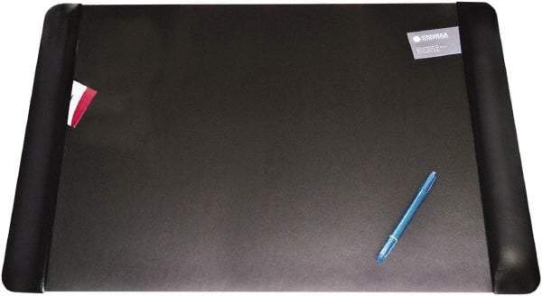 Artistic - 36" x 20" Black Desk Pad - Use with Desk - Americas Industrial Supply