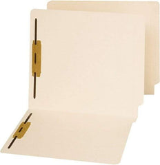 UNIVERSAL - 8-1/2 x 11", Letter Size, Manila, File Folders with End Tab - 11 Point Stock, Straight Tab Cut Location - Americas Industrial Supply