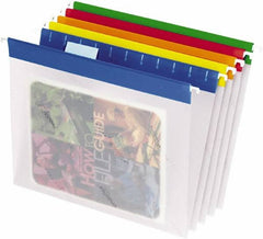 Pendaflex - 8-1/2 x 11", Letter Size, Assorted Colors, Hanging File Folder - 1/5 Tab Cut Location - Americas Industrial Supply
