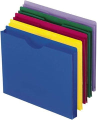 Pendaflex - 8-1/2 x 11", Letter Size, Assorted Colors, Expansion Folders - Americas Industrial Supply