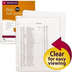 SMEAD - 8-1/2 x 11", Letter Size, Clear, File Jacket - Americas Industrial Supply