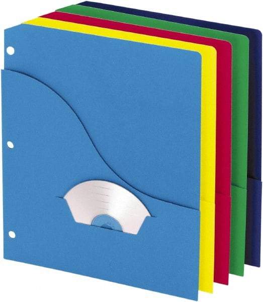 Pendaflex - 8-1/2 x 11", Letter Size, Assorted Colors, Project Folder - 11 Point Stock - Americas Industrial Supply