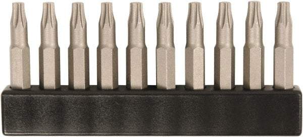 Wiha - 4mm Drive T15 Torx Screwdriver Bit - 28mm OAL - Americas Industrial Supply