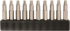 Wiha - 4mm Drive T15 Torx Screwdriver Bit - 28mm OAL - Americas Industrial Supply