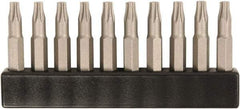 Wiha - 1/4" Drive T4 Torx Screwdriver Bit - 28mm OAL - Americas Industrial Supply