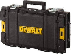 DeWALT - 1 Piece, Black Suitcase - 13-1/4" Deep x 6-1/4" High x 21-3/4" Wide, Storage Pockets, (4) Deep Large Cups - Americas Industrial Supply
