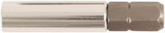Wiha - 1/4" Insert, Hex Drive Bit Adapter - 1-1/2" OAL - Americas Industrial Supply