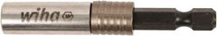 Wiha - 1/4" Insert, Hex Drive Bit Adapter - Quick Release, 1-1/2" OAL - Americas Industrial Supply
