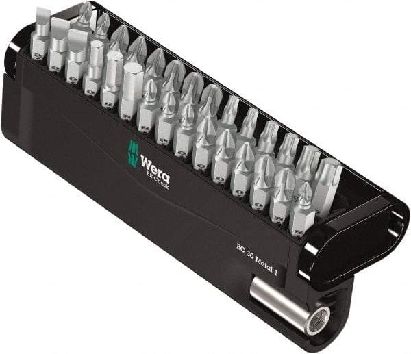 Wera - Posidriv Bit Set - 1/4" Drive - Americas Industrial Supply