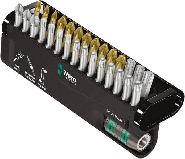 Wera - Posidriv Bit Set - 1/4" Drive - Americas Industrial Supply