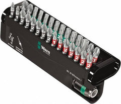 Wera - Posidriv Bit Set - 1/4" Drive - Americas Industrial Supply