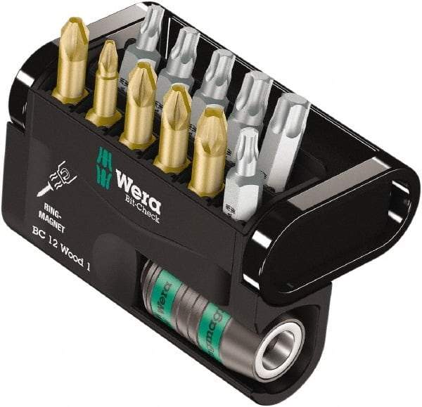 Wera - Posidriv Bit Set - 1/4" Drive - Americas Industrial Supply