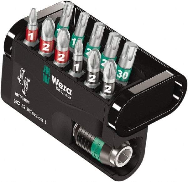 Wera - Posidriv Bit Set - 1/4" Drive - Americas Industrial Supply