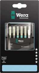 Wera - Posidriv Bit Set - 1/4" Drive - Americas Industrial Supply