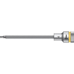 Wera - 1/2" Drive, 4mm Hex Bit Socket - 5-33/64" OAL - Americas Industrial Supply