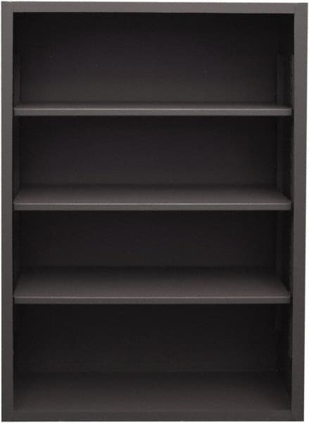 Durham - 3 Shelves, 3,600 Lb Capacity, Closed Shelving System - 48" Wide x 24" Deep x 60" High, Gray - Americas Industrial Supply