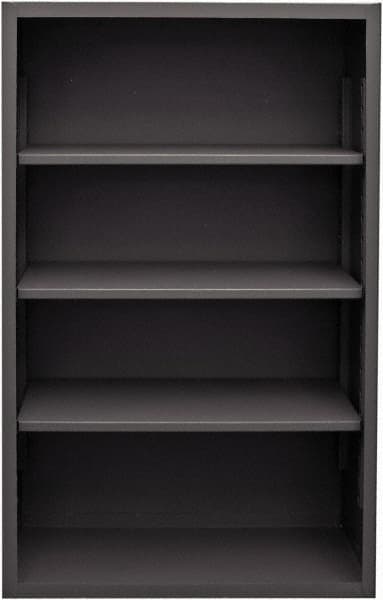 Durham - 3 Shelves, 5,700 Lb Capacity, Closed Shelving System - 36" Wide x 24" Deep x 60" High, Gray - Americas Industrial Supply