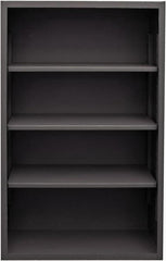 Durham - 3 Shelves, 5,700 Lb Capacity, Closed Shelving System - 36" Wide x 24" Deep x 60" High, Gray - Americas Industrial Supply