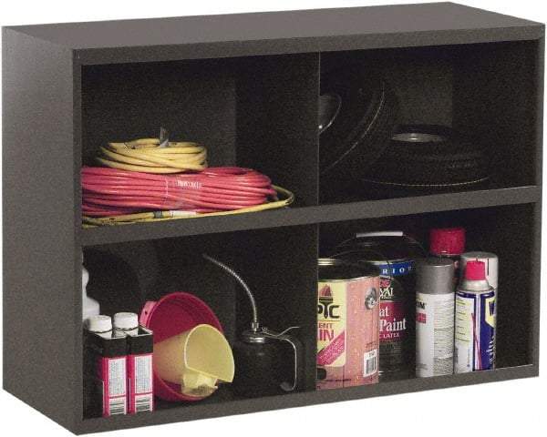 Durham - 4 Drawer, 4 Compartment, Small Parts Large Opening Storage Bin - 12" Deep x 33-3/4" Wide x 23-7/8" High - Americas Industrial Supply