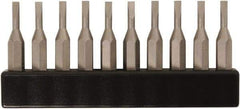 Wiha - 3.5mm Blade, 5/32" Drive Slotted Screwdriver Bit - 1-7/64" OAL - Americas Industrial Supply