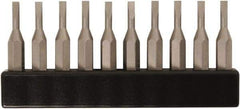 Wiha - 0.8mm Blade, 5/32" Drive Slotted Screwdriver Bit - 1-7/64" OAL - Americas Industrial Supply