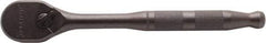 Proto - 1/2" Drive Pear Head Ratchet - Black Oxide Finish, 10" OAL, 90 Gear Teeth, Standard Handle, Reversible Head - Americas Industrial Supply