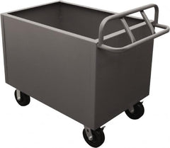 Durham - 2,000 Lb Load Capacity, Steel Box Truck - 48" Wide x 24" Long x 29-1/2" High, Gray - Americas Industrial Supply