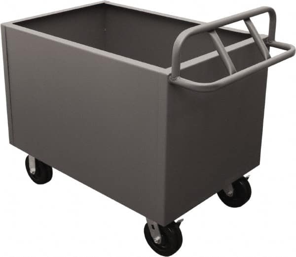 Durham - 2,000 Lb Load Capacity, Steel Box Truck - 48" Wide x 30" Long x 29-1/2" High, Gray - Americas Industrial Supply