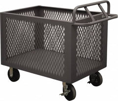 Durham - 2,000 Lb Load Capacity, Steel Box Truck - 48" Wide x 30" Long x 29-1/2" High, Gray - Americas Industrial Supply