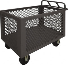 Durham - 2,000 Lb Load Capacity, Steel Box Truck - 36" Wide x 24" Long x 29-1/2" High, Gray - Americas Industrial Supply