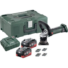 Metabo - 45° Bevel Angle, 5/32" Bevel Capacity, 7,000 RPM, Cordless Beveler - 5.5 Amps, 1/8" Min Workpiece Thickness - Americas Industrial Supply