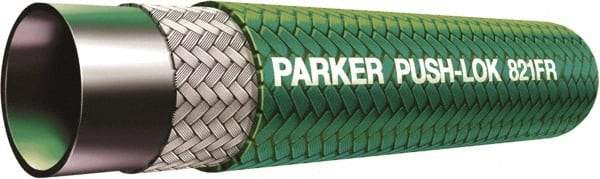 Parker - 1/4" ID x 1/2" OD CTL Push-on Air Hose - 350 Working psi, -40 to 212°F, Green - Americas Industrial Supply