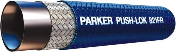 Parker - 1/2" ID x 0.78" OD CTL Push-on Air Hose - 300 Working psi, -40 to 212°F, Blue - Americas Industrial Supply
