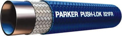 Parker - 3/8" ID x 0.63" OD CTL Push-on Air Hose - 300 Working psi, -40 to 212°F, Blue - Americas Industrial Supply