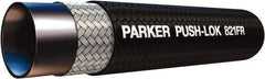 Parker - 1/4" ID x 1/2" OD CTL Push-on Air Hose - 350 Working psi, -40 to 212°F, Black - Americas Industrial Supply