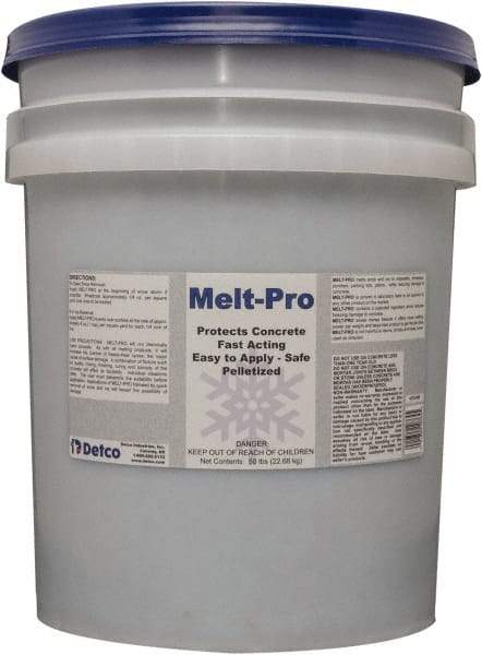 Detco - 50 Lb Pail Sodium Chloride Granules - Effective to -6°F - Americas Industrial Supply