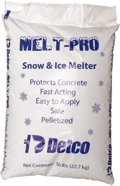 Detco - 50 Lb Pail Sodium Chloride Granules - Effective to -6°F - Americas Industrial Supply